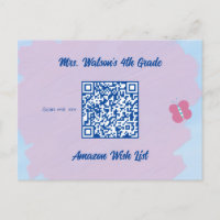 LehrerIn-Klassenzimmer wollen QR-Code benutzerdefi