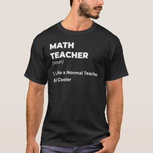 Lehrerin kleidet die besten Mathematiklehrer je Ma T-Shirt