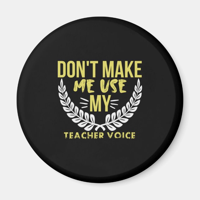 Lehrerin Kunst mein Leben Magnet (Vorne)