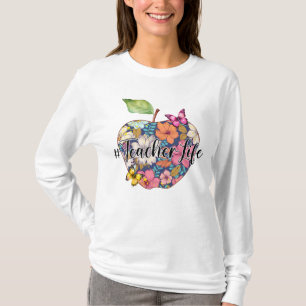 Lehrerin Leben lange Schläfchen T - Shirt