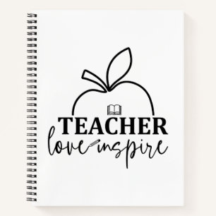 Lehrerin Liebe Inspirier-Funny Notizbuch