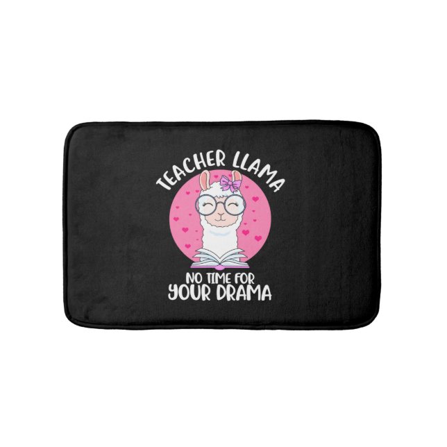 Lehrerin Llama Badematte (Vorderseite)