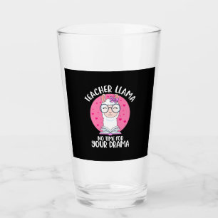 Lehrerin Llama Glas