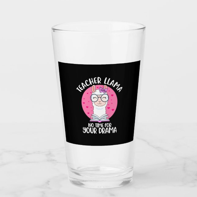 Lehrerin Llama Glas (Vorderseite)