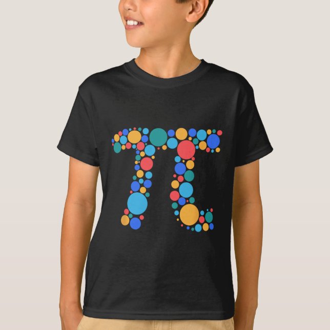 Lehrerin Mathe Pi Day Dot Day Day Day 2025 T-Shirt (Vorderseite)