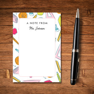 Lehrerin Niedlich Post-it Klebezettel