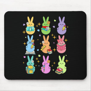 Lehrerin Osterfest Happy Ostereier Groovy Stute Mousepad