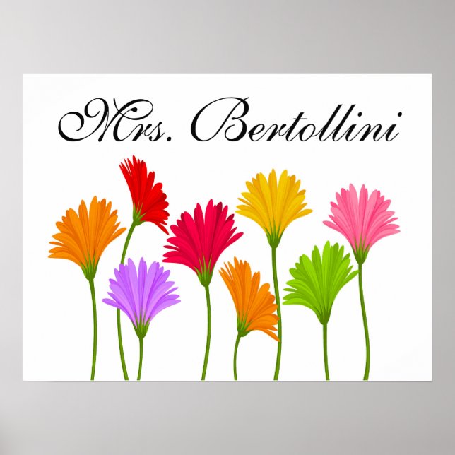 Lehrerin Poster (Vorne)