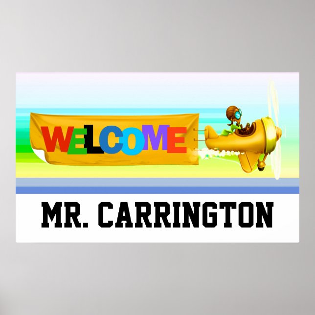 Lehrerin Poster (Vorne)