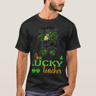 Lehrerin Sainnt Patrick's Day 2022 Niedlich One Lu T-Shirt