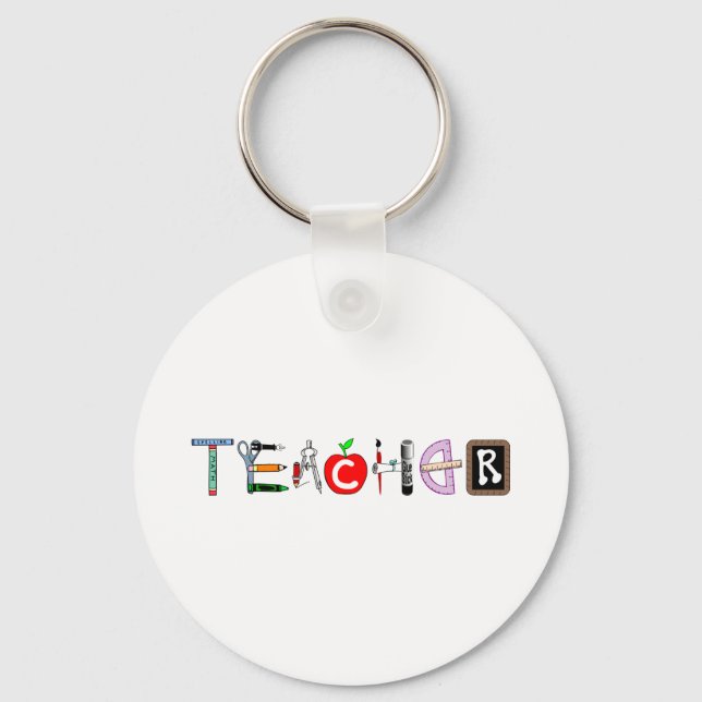 Lehrerin Schlüsselanhänger (Vorderseite)