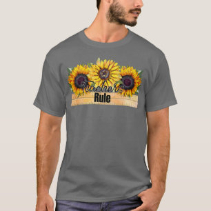 Lehrerin Sonnenblumen Premium T-Shirt