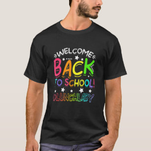 Lehrerin Studentin willkommen zurück zur Schulessi T-Shirt