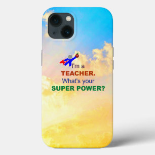 Lehrerin Superhero, beliebtes Design,  Case-Mate iPhone Hülle