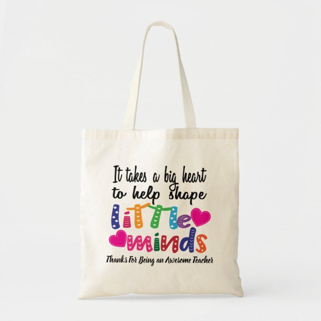 Lehrerin Tasche Geschenk für Kindergarten, erste K (Vorne)