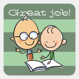Lehrerin Tutor Großer Job-Ermutigung Aufkleber