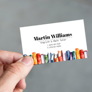 Lehrerin Tutor HomeSchool Bildung Visitenkarte