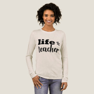 Lehrerin Typografie Tri-Blend Shirt