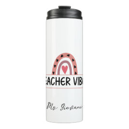 Lehrerin Vibes Thermosbecher