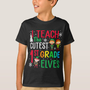 Lehrerin Weihnachten Pajama I lehre die Niedlichen T-Shirt