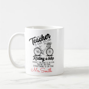 Lehrerin zu sein ist einfach lustig   Lehrer Kaffeetasse