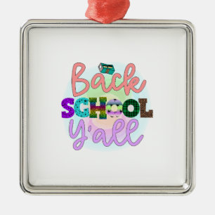 Lehrerin zurück Schule Y Ornament Aus Metall