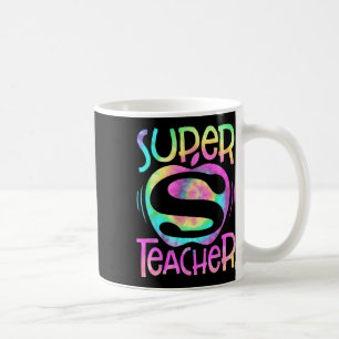 Lehrerin zurück zur Apple Schule Gefärbte Krawatte Kaffeetasse