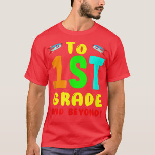 Lehrerin zurück zur Schule Erster Klasse Mädchen W T-Shirt