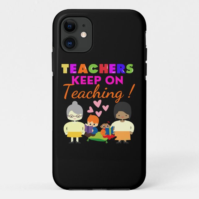 LEHRERINNEN BEHIELT ÜBER LEHREN niedlichen, lustig Case-Mate iPhone Hülle (Rückseite)