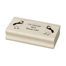 LehrerInnen Großer Job Puffin Rubber Briefmarke Gummistempel