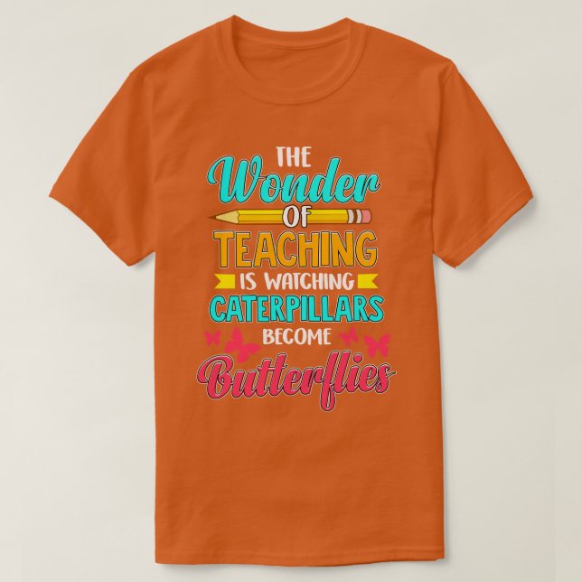 LehrerInnen in der Schule Zitate von Redewendungen T-Shirt (Design vorne)