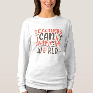 LehrerInnen können den T - Shirt des langen Schläf