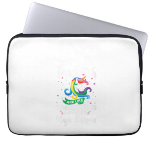 Lehrerinnen sind wie Einhörner Sie machen Magie Laptopschutzhülle