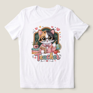 Lehrerinnen-T-Shirt Geschenk zum Zurück in die Sch Tri-Blend Shirt