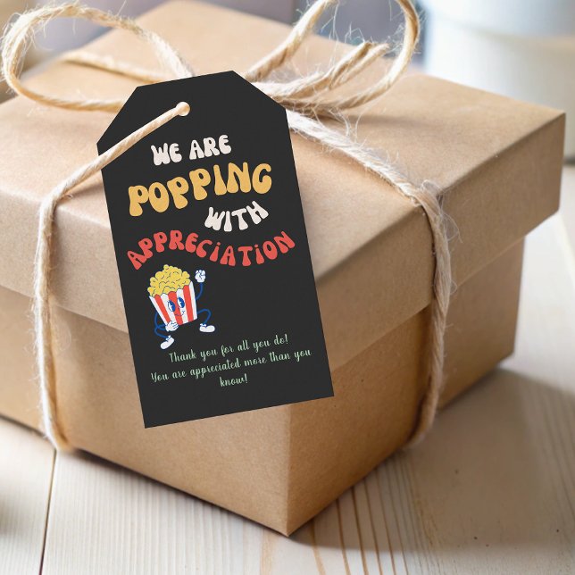 LehrerInnen-Volunteer-Mitarbeiterbewertung Geschenkanhänger (Fun Teacher Volunteer Staff Appreciation Gift Tag)