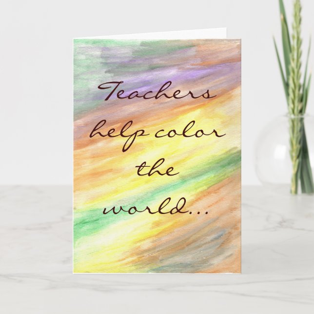 Lehrerkarte Karte (Vorderseite)