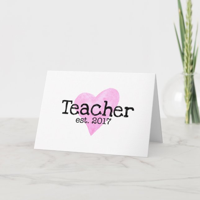 Lehrerkarte, neue Lehrerkarte Karte (Vorderseite)