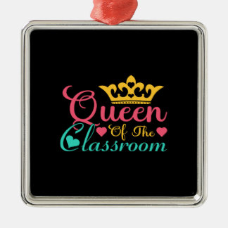 Lehrerkönigin im Klassenzimmer Ornament Aus Metall
