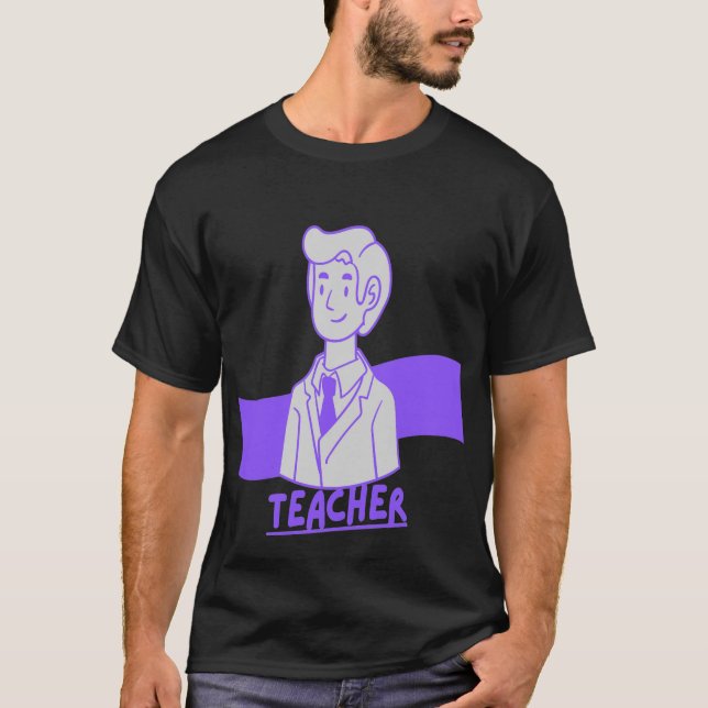 Lehrerleben – Jeden Tag inspirierende Köpfe T-Shirt (Vorderseite)