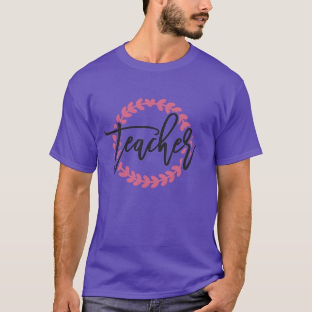 Lehrerleben lustig T-Shirt (Vorderseite)