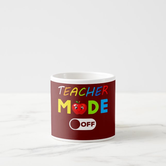 Lehrermodus am letzten Schulsommer Espressotasse (Vorderseite)