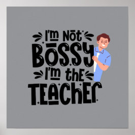 Lehrermotivationszitat Poster Wandkunst