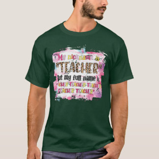 Lehrermotivationszitate-Geschenk T-Shirt
