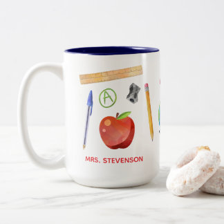 Lehrermug - Geschenk zur Lehrererkennung  Zweifarbige Tasse