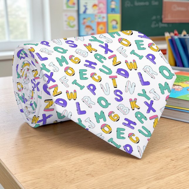 Lehrermuster-Schlips Krawatte (Von Creator hochgeladen)