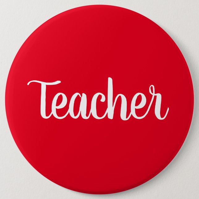 Lehrerschaltfläche Button (Vorderseite)
