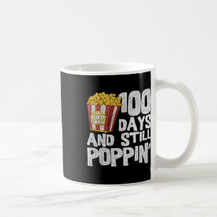 Lehrerschule Schüler Popcorn 100 Tage der Schule Kaffeetasse
