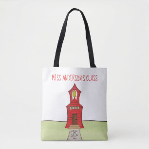 Lehrerschule Wasserfarbe Niedliche Klasse Tasche