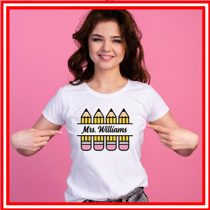 Lehrerstift zurück zur Schulbewertung T-Shirt