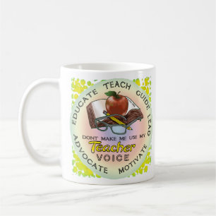 Lehrerstimme-Tasse Kaffeetasse